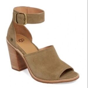 UGG Aja Ankle Strap Sandals in Tan size 6 1/2